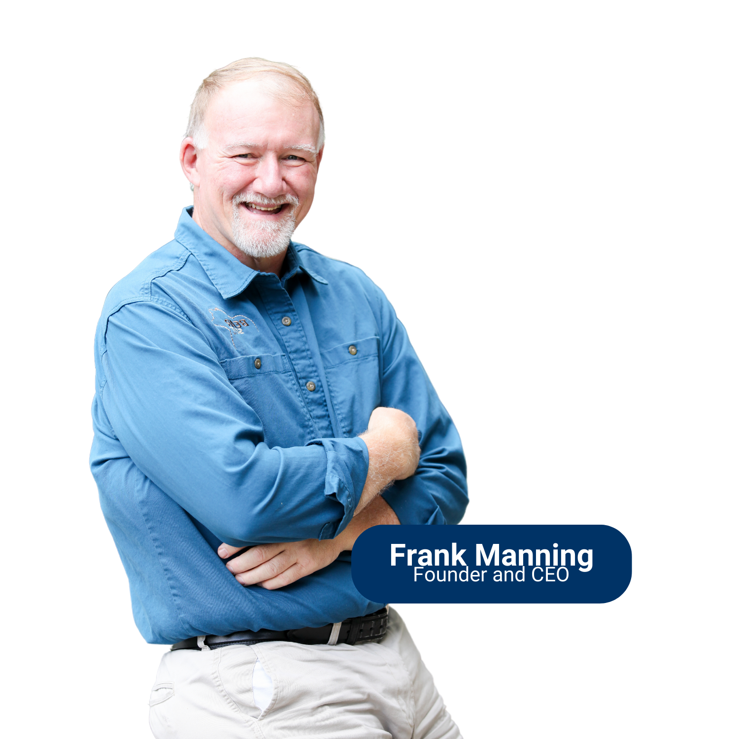 Owner of BearScatt LLC smiling with a transparent background