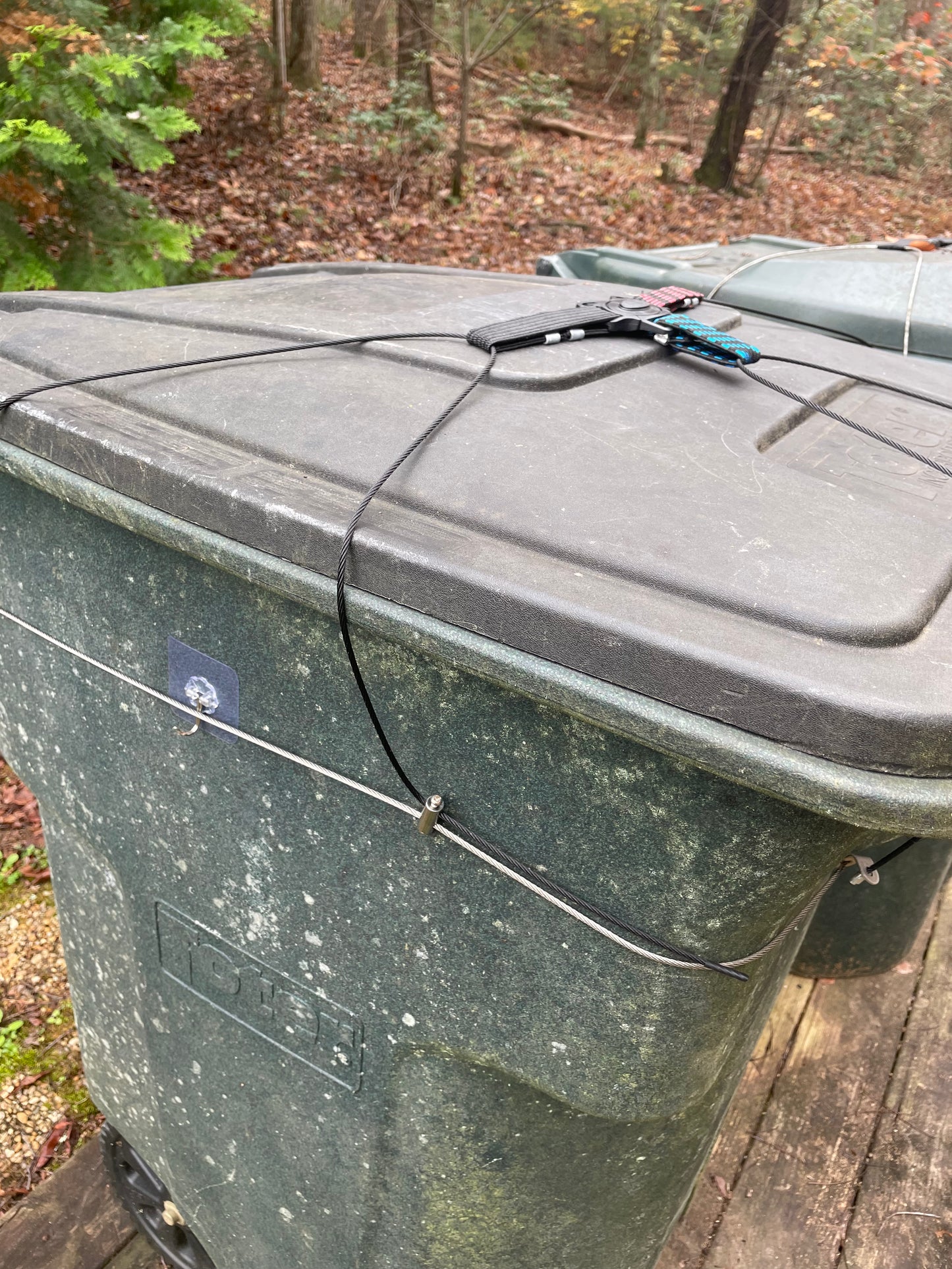 BearLox™ Trash Can Locking System – Bear-Resistant Protection for 96-Gallon Curbside Bins