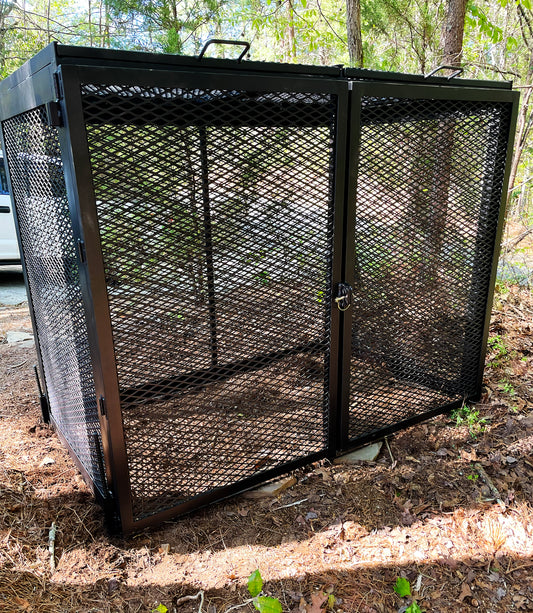 Trash Bin Locker (Size: Double - Fits 2 Trashcans)